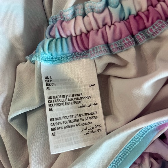 Bar III‎ Women's Pink and Blue Swirl Dress - Picture 6 of 7